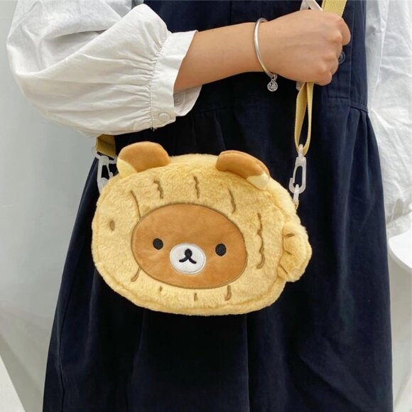 Cute Chick Plush Anime Bag for Kids - Stylish Crossbody Purse for Girls - Picture 6 of 6